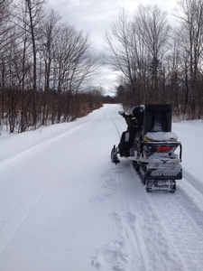 Snowmobiling